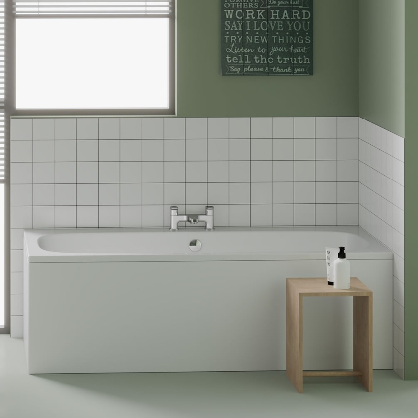 Lifestyle image of Ideal Standard i.life 1700 x 750mm Rectangular Double-Ended Bath